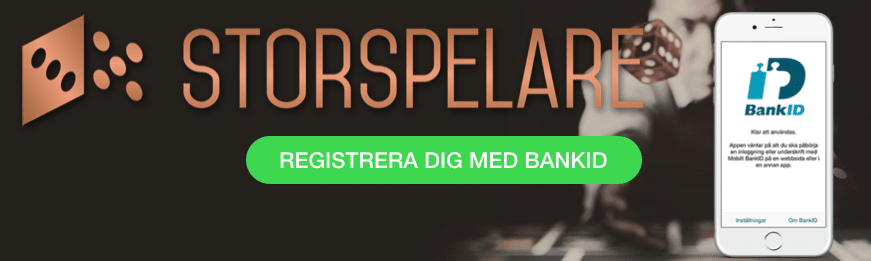 Storspelare BankID Svenknätcasino se