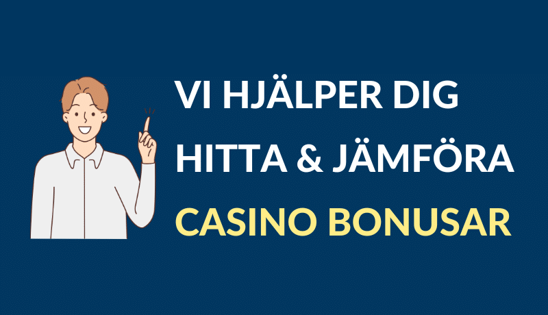 hitta och jämför casino bonusar